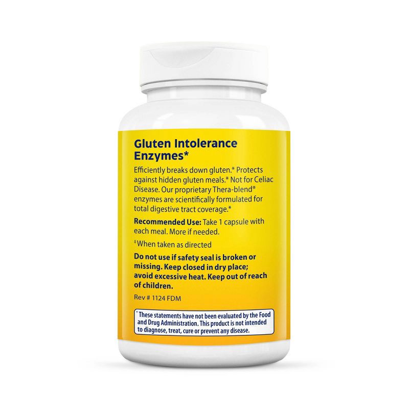 slide 4 of 10, Enzymedica Digest Gold Fast-Acting Vegan Gluten Results for Gluten Intolerance Capsules - 60ct, 60 ct