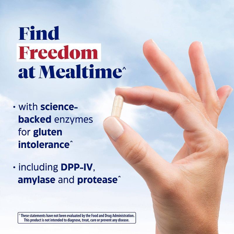 slide 9 of 10, Enzymedica Digest Gold Fast-Acting Vegan Gluten Results for Gluten Intolerance Capsules - 60ct, 60 ct