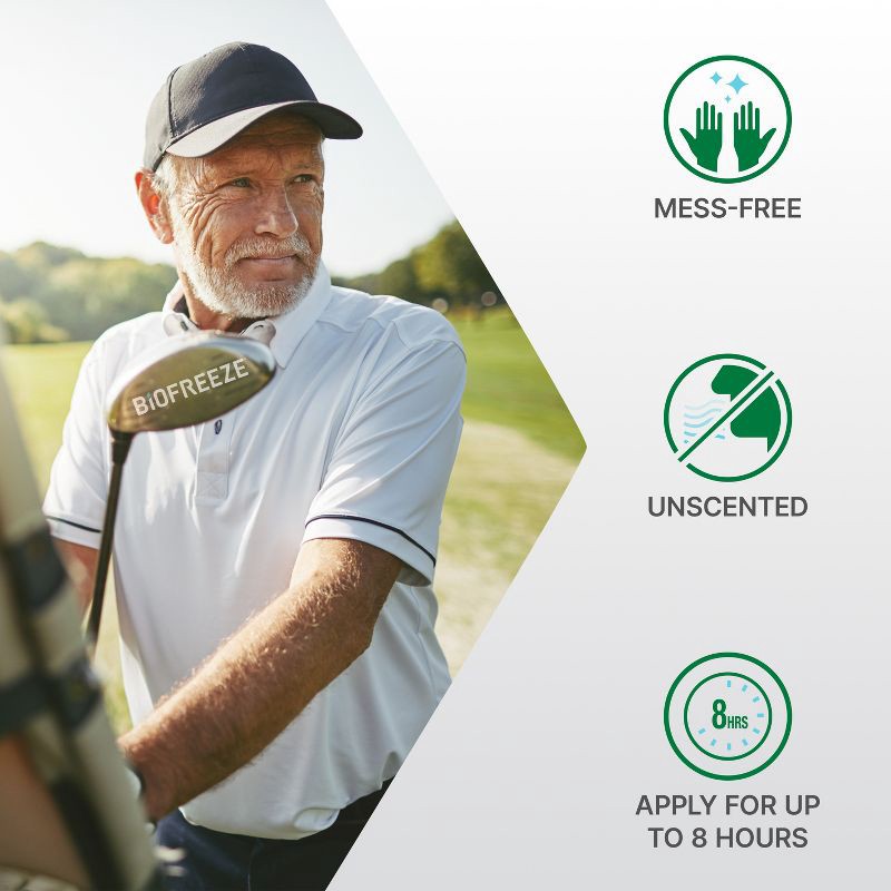 slide 4 of 12, Biofreeze Lidocaine Ultraflex Joint and Muscle Pain Relievers Patch - 4ct, 4 ct