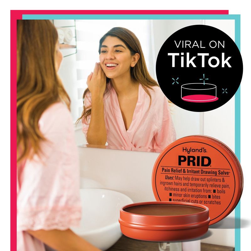 slide 4 of 6, Hyland's Naturals PRID Pain Relief & Irritant Drawing Salve Ointment - 0.63oz, 0.63 oz