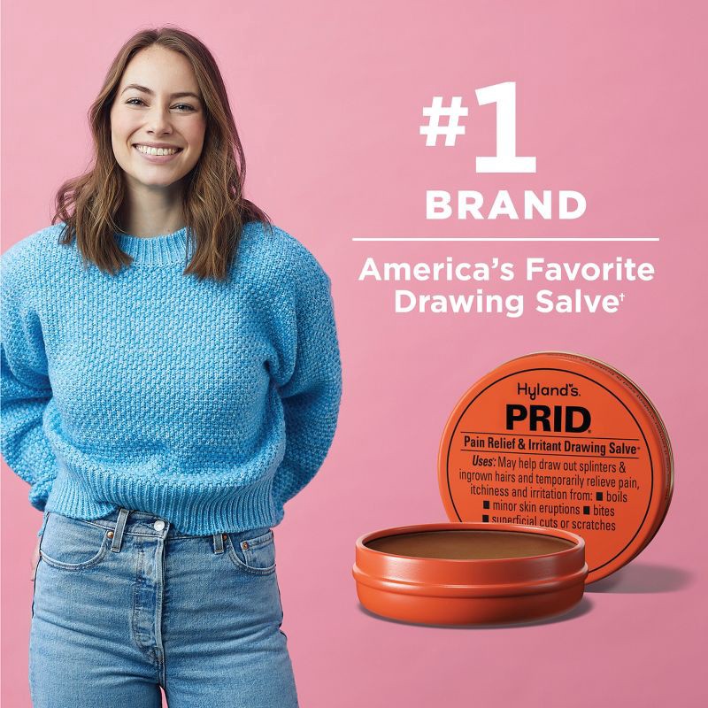 slide 5 of 6, Hyland's Naturals PRID Pain Relief & Irritant Drawing Salve Ointment - 0.63oz, 0.63 oz