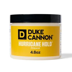 Duke Cannon Supply Co. Hurricane Hold Hair Pomade for Men - Maximum Hold No Shine - 4.6oz