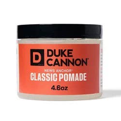 Duke Cannon Supply Co. News Anchor Classic Hair Pomade for Men - Strong Hold Light Shine - 4.6oz