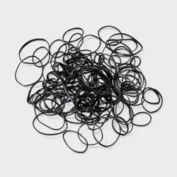 Kids' Medium Polybands - 500ct - Black - Cat & Jack