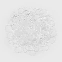 Kids&#x27; Medium Polybands - 500ct - Clear - Cat &amp; Jack