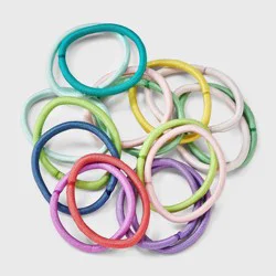 Kids' 4mm Hair Elastics - 40ct - Assorted Neon Colors - Cat & Jack: Securing Hair, Elastic Band, Rubber