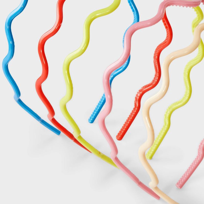 slide 3 of 3, Squiggle Headbands Set - 5pk - Cat & Jack, 5 ct