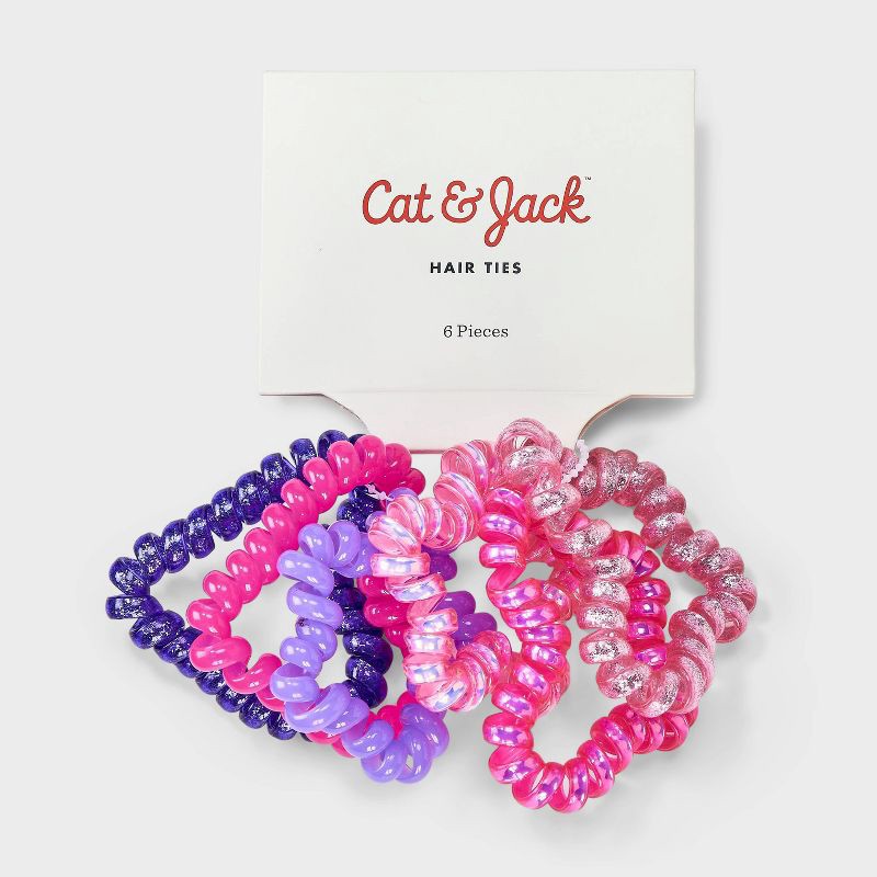 slide 2 of 3, Assorted Shaped Spirals - 6pc- Cat & Jack™, 6 ct