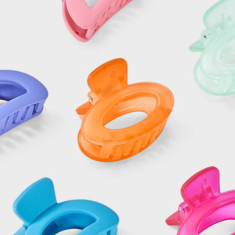 slide 3 of 3, Claw Hair Clips - 6pk - Cat & Jack, 6 ct