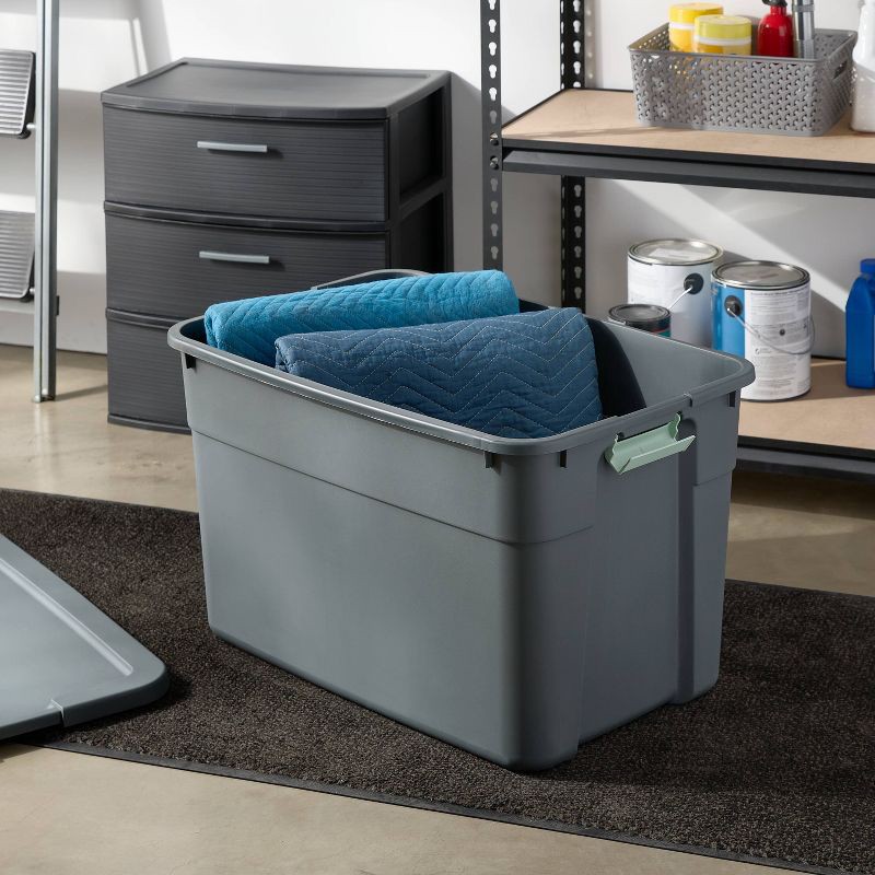 slide 2 of 4, 34gal Latching Tote - Brightroom™, 34 gal