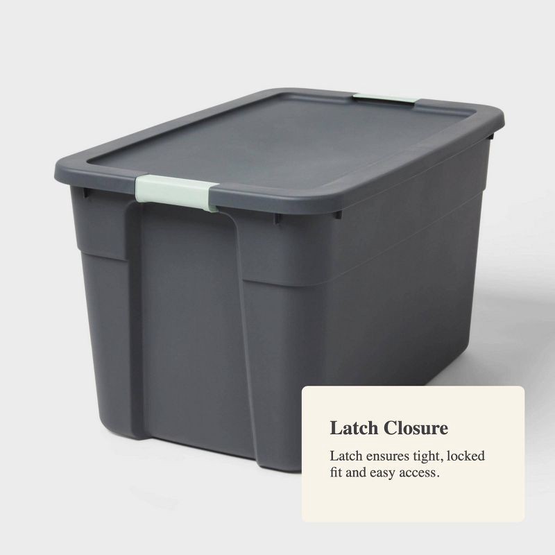 slide 4 of 4, 34gal Latching Tote - Brightroom™, 34 gal