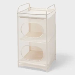 2 Tier Flexible Tower Storage Ivory - Brightroom™