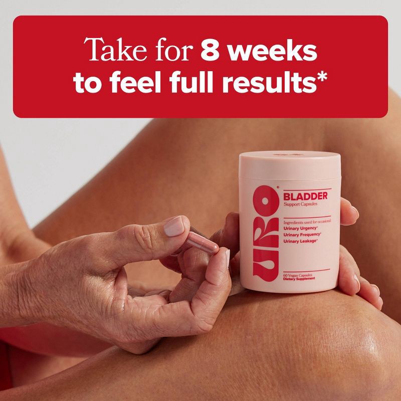 slide 5 of 8, O Positiv URO Bladder Support Vegan Capsules - 60ct, 60 ct