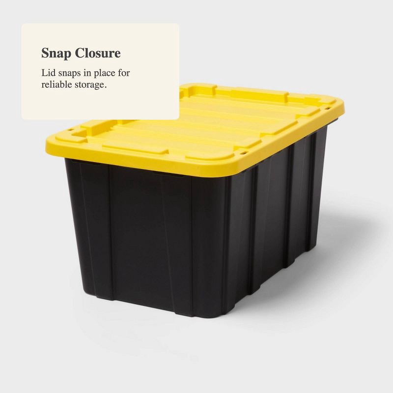 slide 4 of 4, 27gal Heavy Duty Storage Tote - Brightroom™, 27 gal