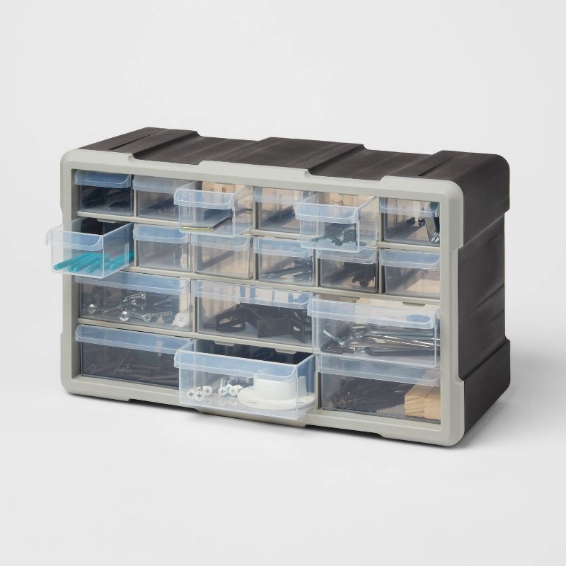 slide 4 of 4, Small Parts Organizer 18 Drawers - Brightroom™, 1 ct