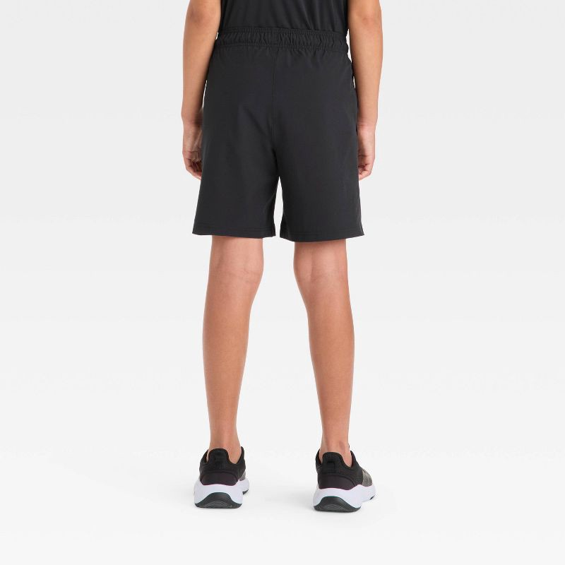 slide 2 of 3, Boys' Hybrid Shorts - All In Motion™ Black Onyx XS, 1 ct