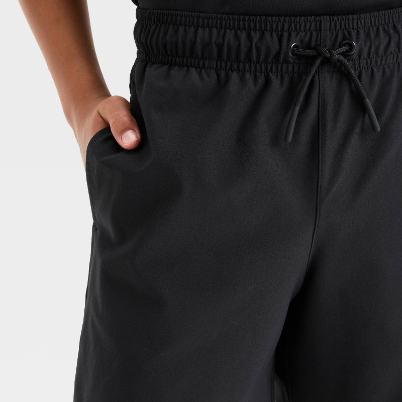 slide 3 of 3, Boys' Hybrid Shorts - All In Motion™ Black Onyx XS, 1 ct
