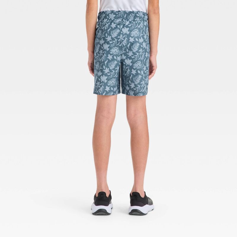 slide 2 of 3, Boys' Hybrid Shorts - All In Motion™ Blue L, 1 ct