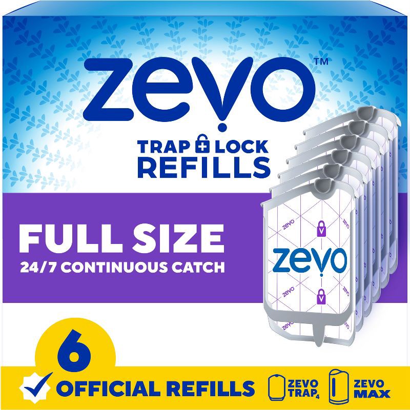 slide 1 of 14, Zevo Flying Insect Trap Refills - 6ct, 6 ct