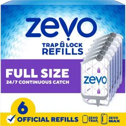 Zevo Flying Insect Trap Refills - 6ct