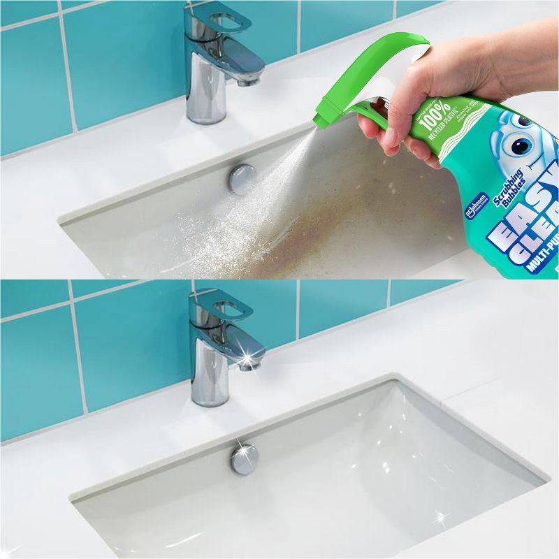 slide 2 of 12, Scrubbing Bubbles Easy Clean Unscented Multi-Purpose Bathroom Cleaner Foam Trigger Bottle - 32oz, 32 oz