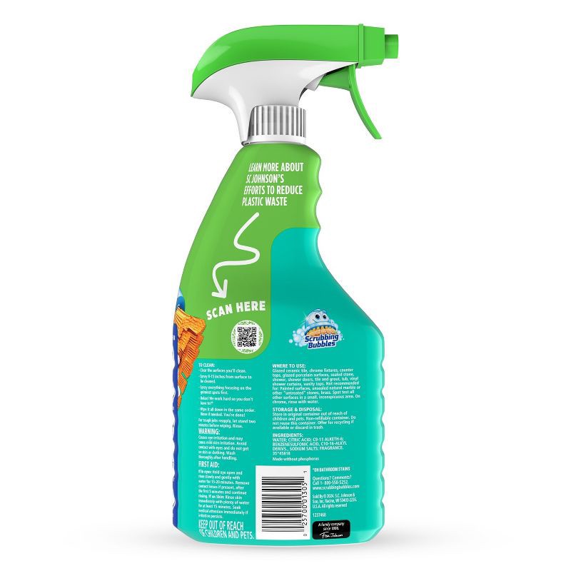 slide 3 of 12, Scrubbing Bubbles Easy Clean Unscented Multi-Purpose Bathroom Cleaner Foam Trigger Bottle - 32oz, 32 oz