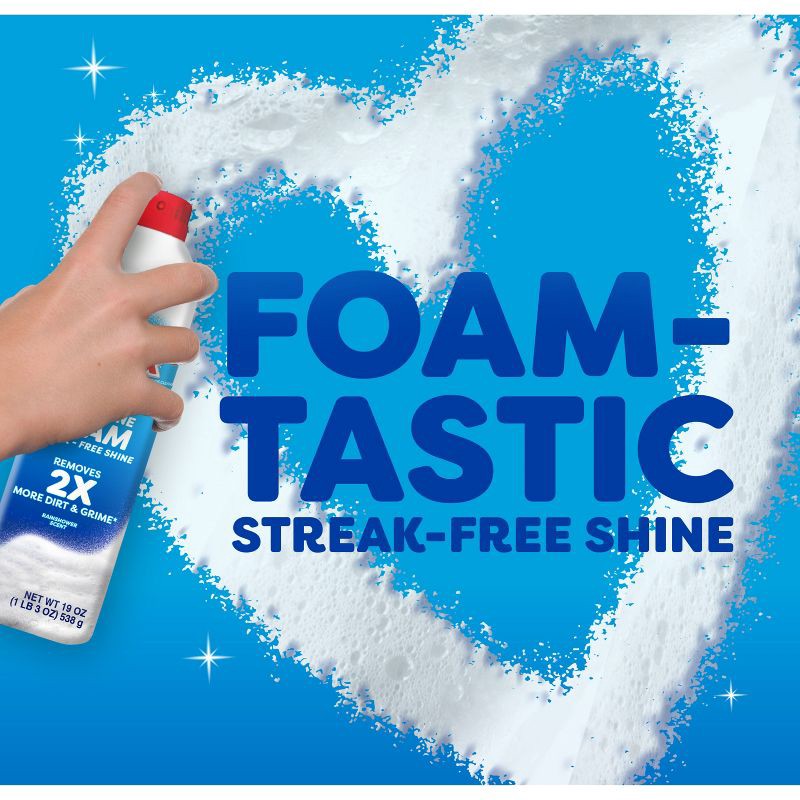 slide 3 of 11, Windex Fast Shine Foaming Glass Cleaner - 19oz, 19 oz