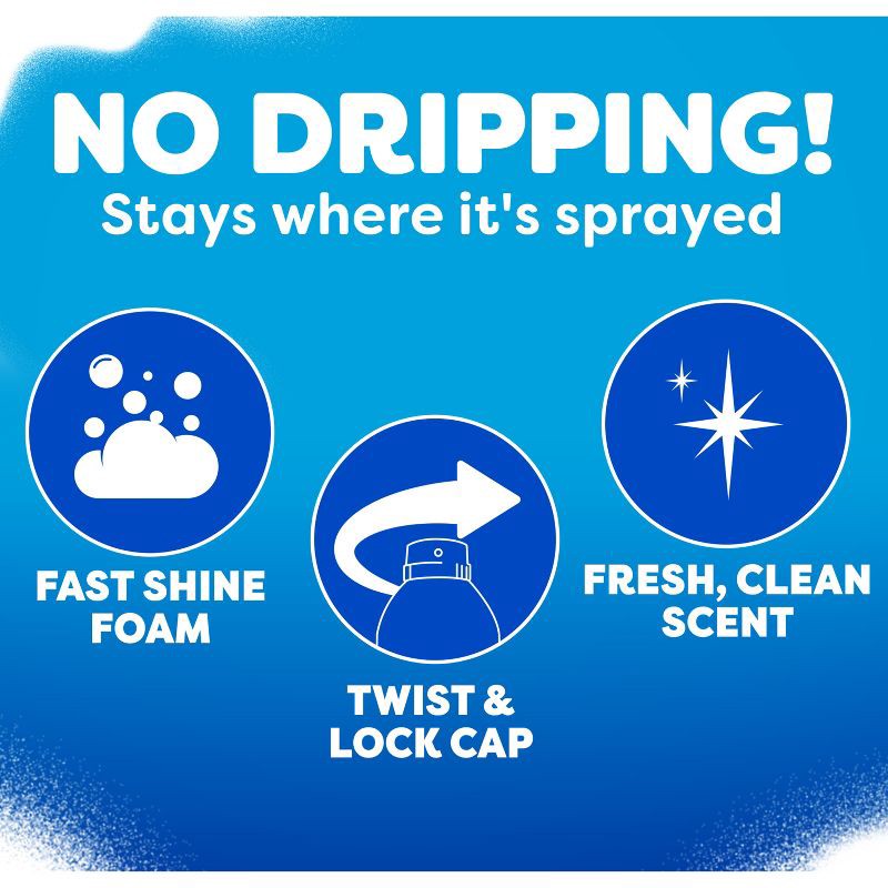 slide 5 of 11, Windex Fast Shine Foaming Glass Cleaner - 19oz, 19 oz