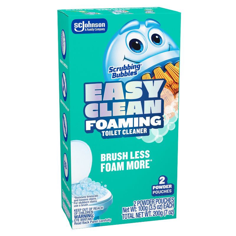 slide 12 of 12, Scrubbing Bubbles Easy Clean Unscented Foaming Toilet Bowl Cleaner Powder - 2ct, 2 ct