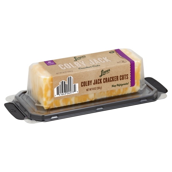 slide 1 of 1, Lowes Foods Colby Jack Cracker Cuts Cheese, 10 oz