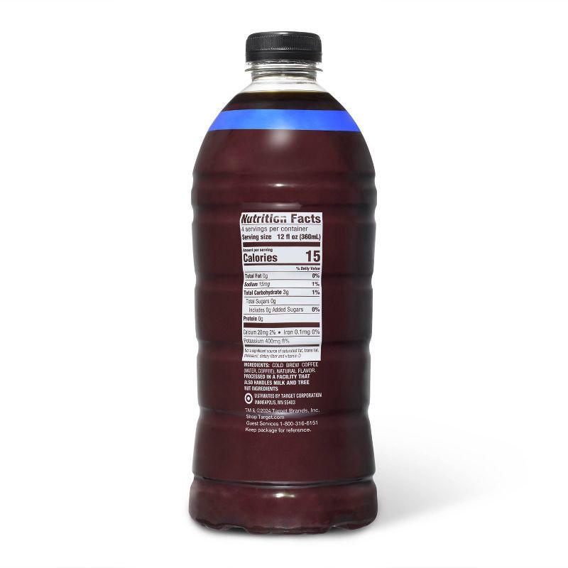 slide 2 of 4, Cold Brew Coffee Black Bold Roast - 48 fl oz - Good & Gather™, 48 fl oz