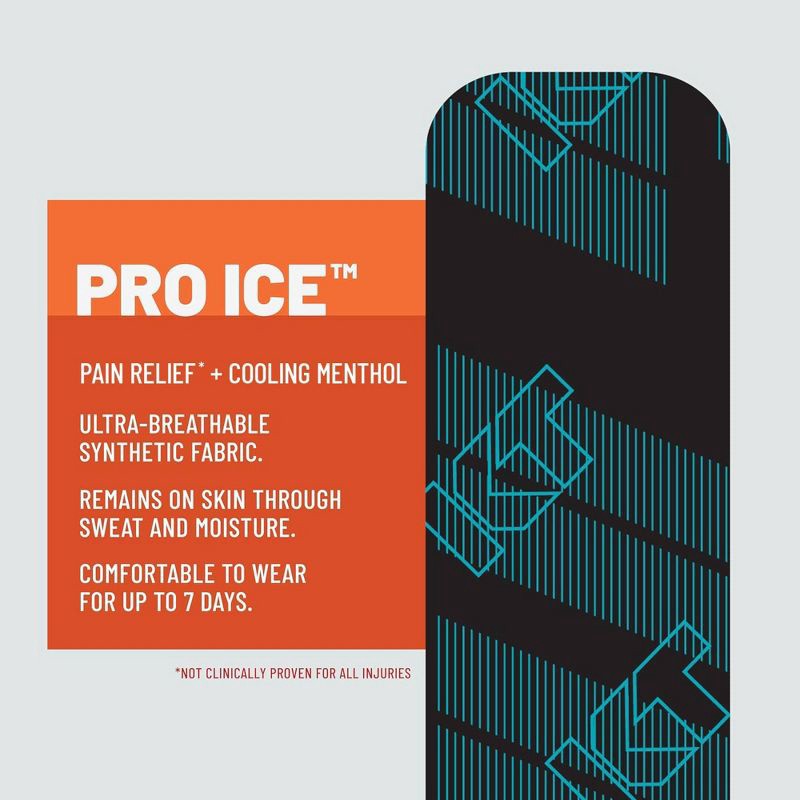 slide 4 of 8, KT Tape Pro Ice Strips - 20ct, 20 ct