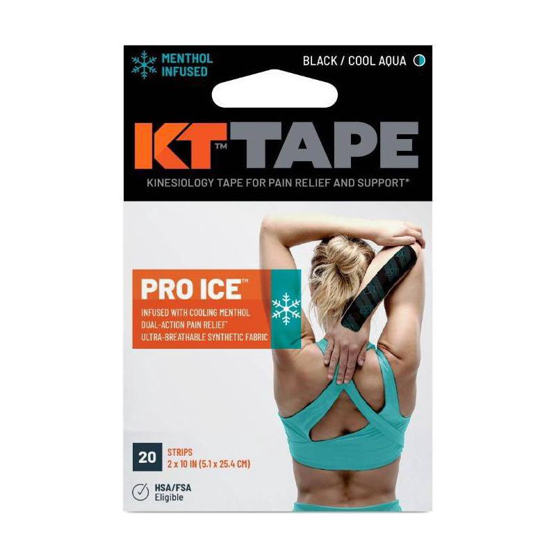 slide 1 of 3, KT Tape Pro Ice Strips - 20ct, 20 ct