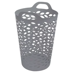 EZY Storage 2.2BU Fleur Flexi Laundry Hamper Grey