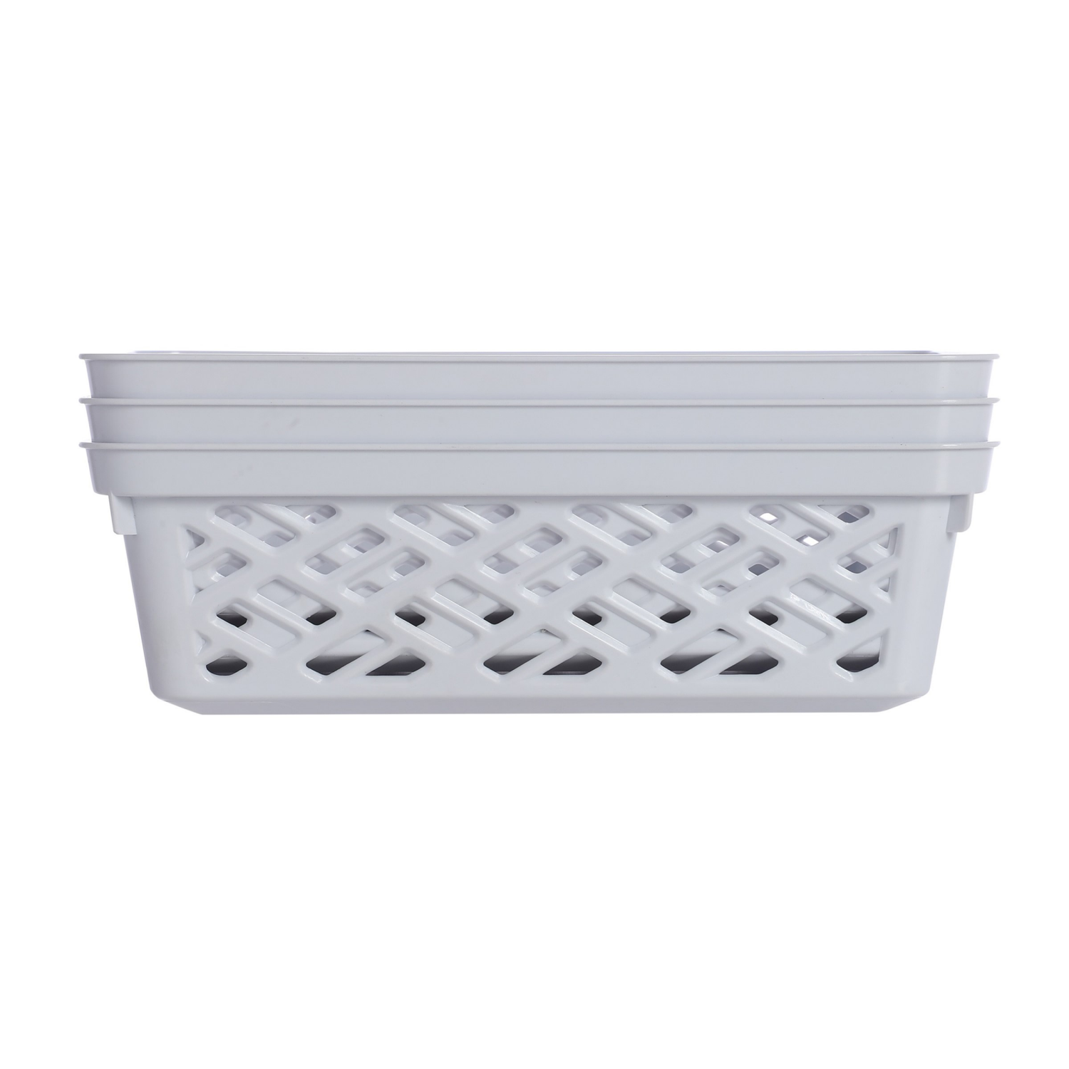 slide 3 of 4, Ezy S 3pk Brickor Small Tray - White, 3 ct