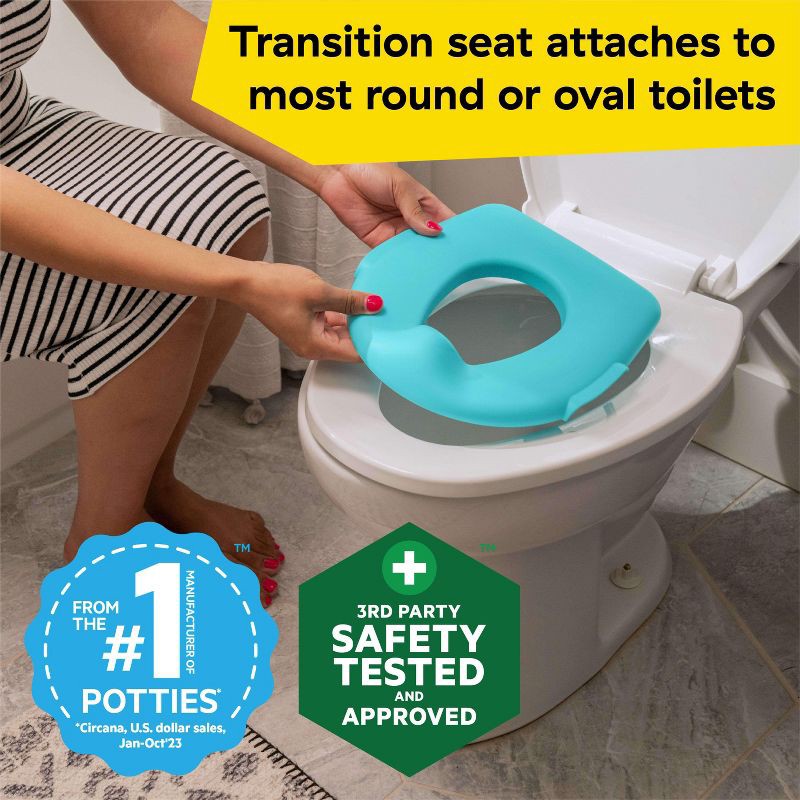 slide 3 of 11, Baby Einstein Geared for Success 2-in-1 Toddler Toilet and Potty Seat Topper for Potty Training, 1 ct