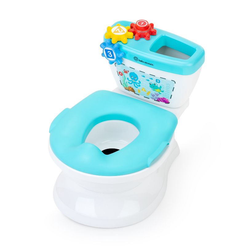 slide 1 of 11, Baby Einstein Geared for Success 2-in-1 Toddler Toilet and Potty Seat Topper for Potty Training, 1 ct