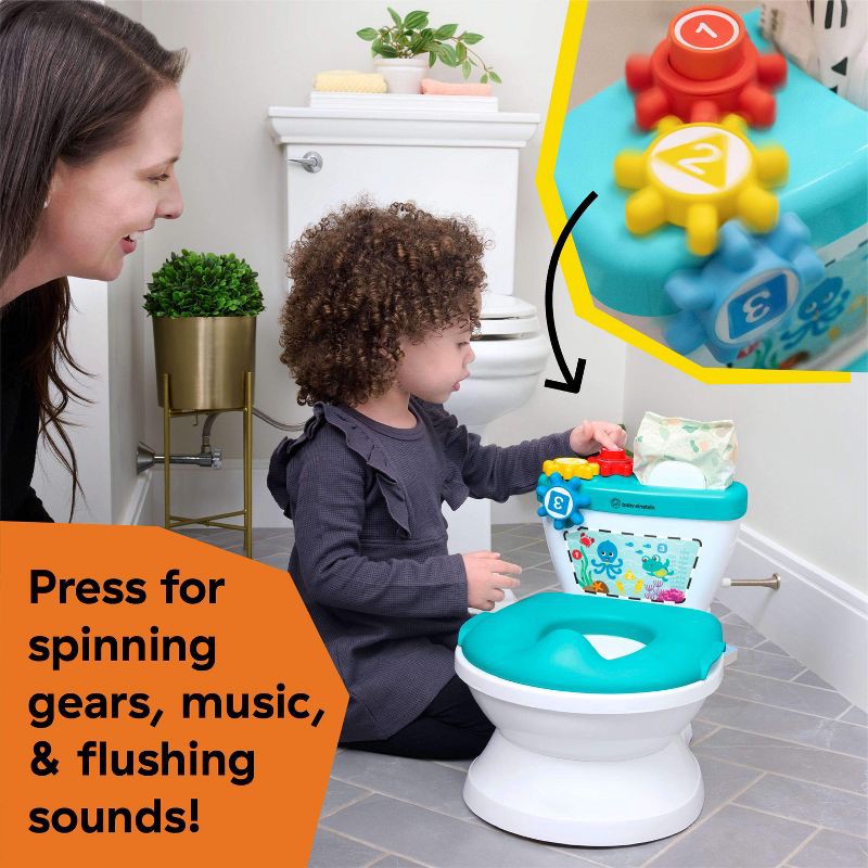 slide 5 of 11, Baby Einstein Geared for Success 2-in-1 Toddler Toilet and Potty Seat Topper for Potty Training, 1 ct
