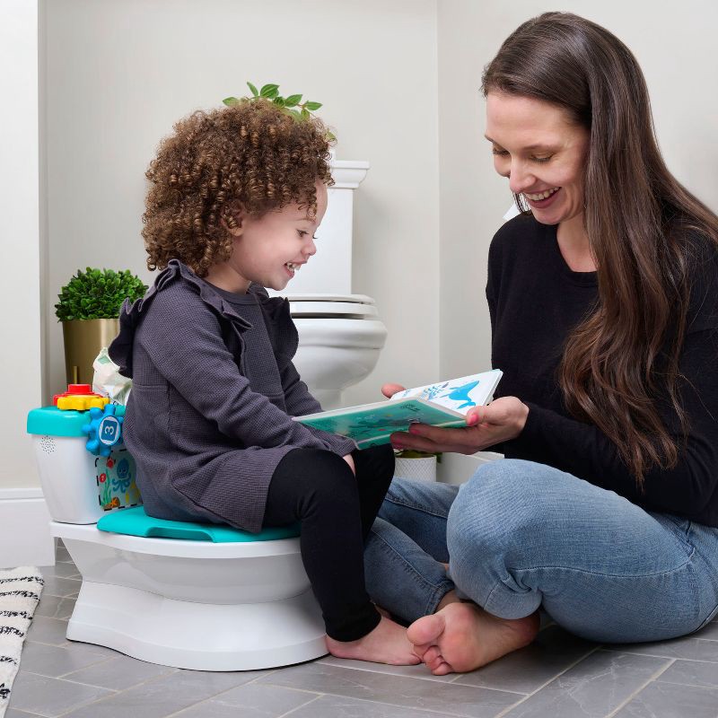 slide 9 of 11, Baby Einstein Geared for Success 2-in-1 Toddler Toilet and Potty Seat Topper for Potty Training, 1 ct