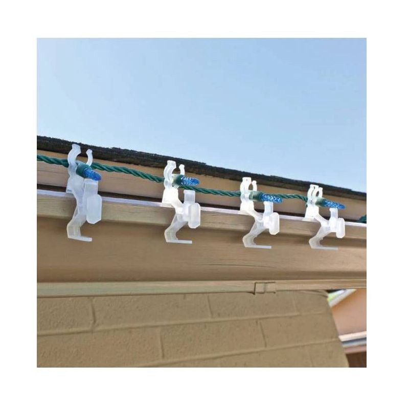 slide 4 of 5, Simple Living Solutions 25ct Ladderless Light Clips, 25 ct