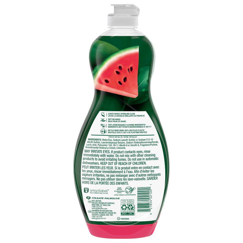 slide 9 of 12, Palmolive Ultra Watermelon Liquid Dish Soap - 20 fl oz, 20 fl oz