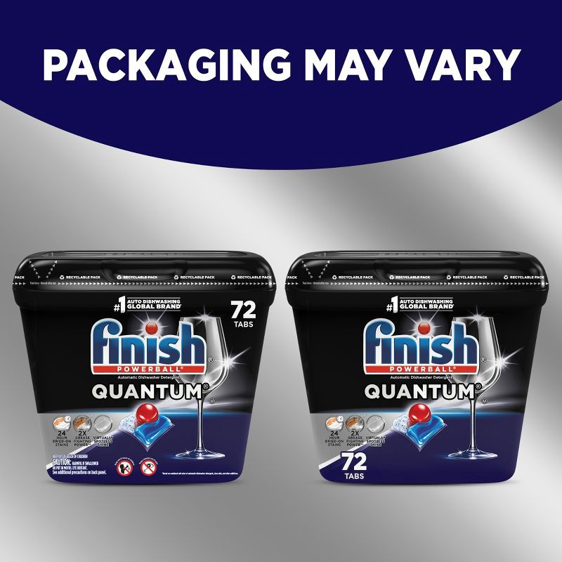 slide 2 of 7, Finish Fresh Quantum Dishwasher Detergent Tablets - 72ct, 72 ct
