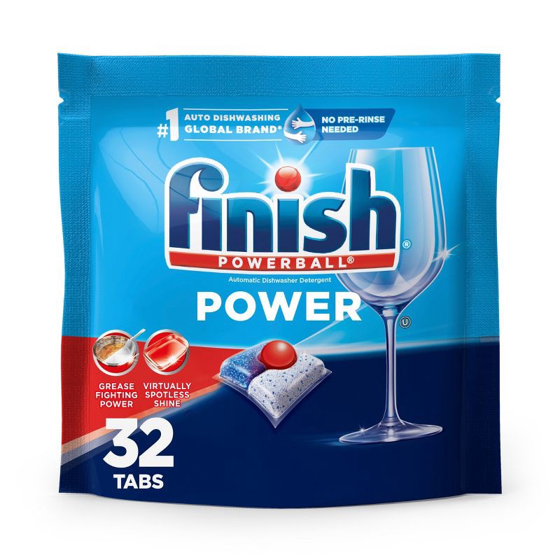 slide 1 of 7, Finish Fresh Power Dishwasher Detergents Tablets - 32ct, 32 ct