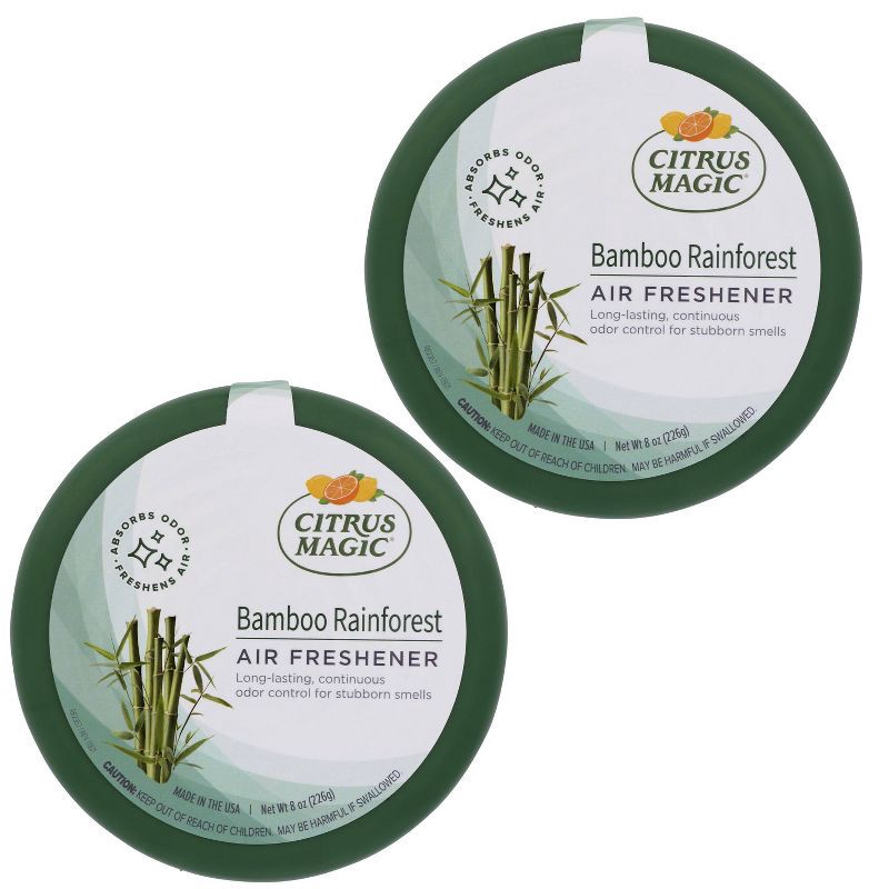 slide 2 of 4, Citrus Magic Solid Air Freshener - Bamboo Rainforest - 2pk, 2 ct