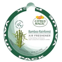 Citrus Magic Solid Air Freshener - Bamboo Rainforest - 2pk