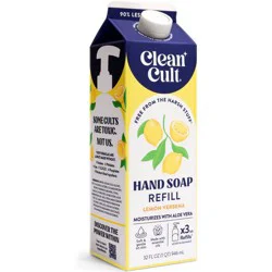 Cleancult Liquid Hand Soap Refill - Lemon Verbena - 32 fl oz