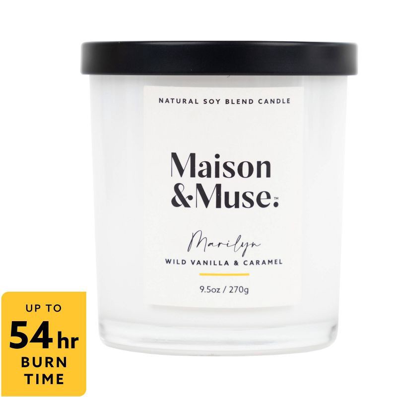 slide 6 of 6, Maison&Muse Scented Candle - Wild Vanilla & Caramel (Marilyn) - 9.5oz, 9.5 oz