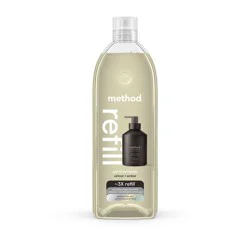 Method Gel Hand Soap Refill - Vetiver & Amber - 34 fl oz