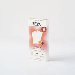 ZEYA Fragrance Card Refill Value Pack - Welcome - 3ct: Aromatherapy Electric Diffuser, Grapefruit & Vetiver Scents
