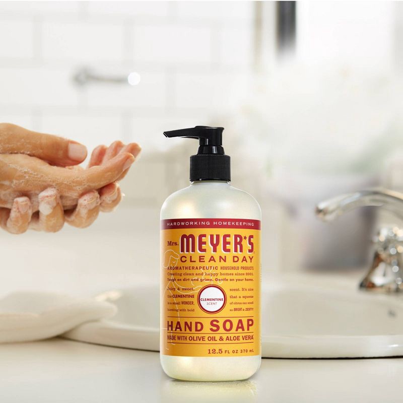 slide 3 of 7, Mrs. Meyer's Clean Day Liquid Hand Soap - Clementine - 12.5 fl oz, 12.5 fl oz